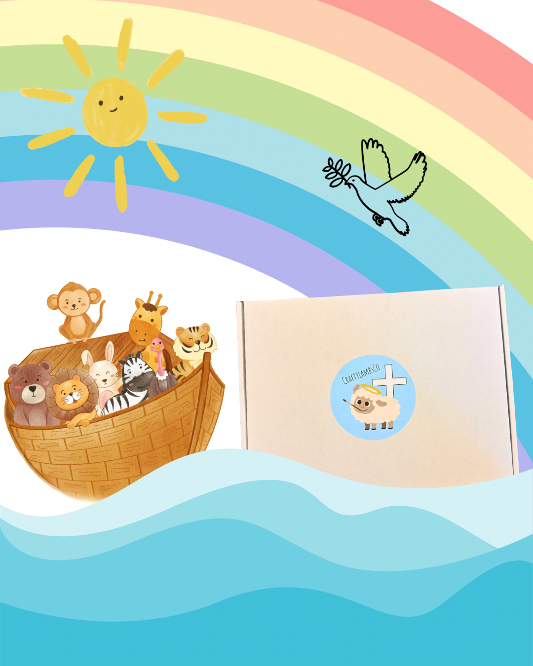 CraftyLambsCo Monthly Subscription Box- October