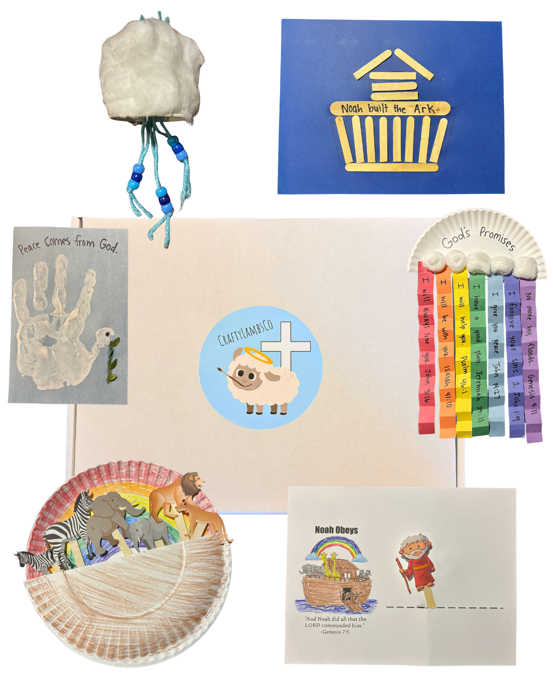 CraftyLambsCo Monthly Subscription Box- October
